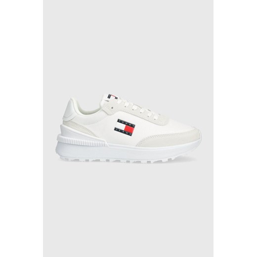 Tommy Jeans sneakersy TJW TECH RUNNER ESS kolor biały EN0EN02511 ze sklepu ANSWEAR.com w kategorii Buty sportowe damskie - zdjęcie 167962225