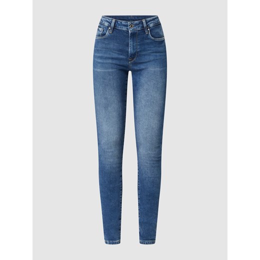 Jeansy z wysokim stanem o kroju skinny fit z dodatkiem streczu model ‘Regent’ Pepe Jeans 27/30 Peek&Cloppenburg 
