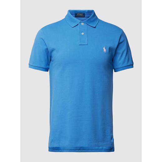 Koszulka polo o kroju slim fit z wyhaftowanym logo ze sklepu Peek&Cloppenburg  w kategorii T-shirty męskie - zdjęcie 167963269