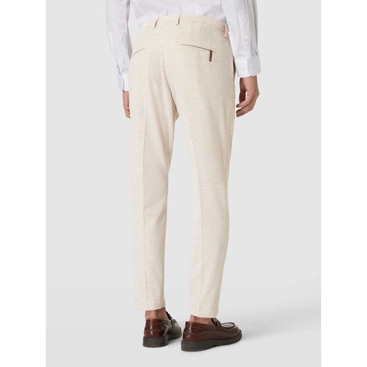 Spodnie do garnituru o kroju regular fit z lamowanymi kieszeniami model ‘Beppe’ Cinque 50 Peek&Cloppenburg 