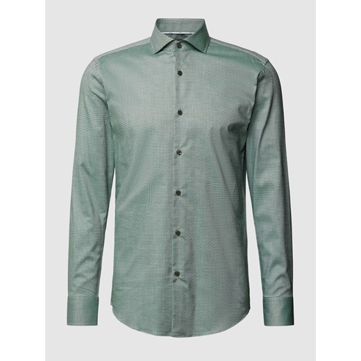 Koszula biznesowa o kroju regular fit ze wzorem na całej powierzchni ze sklepu Peek&Cloppenburg  w kategorii Koszule męskie - zdjęcie 167963686