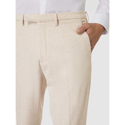 Spodnie do garnituru o kroju regular fit z lamowanymi kieszeniami model ‘Beppe’ Cinque 48 Peek&Cloppenburg 