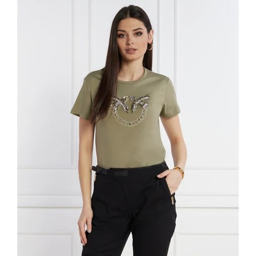 Pinko T-shirt | Regular Fit ze sklepu Gomez Fashion Store w kategorii Bluzki damskie - zdjęcie 167965867