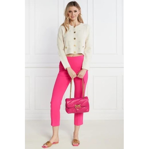 Kopertówka Pinko matowa na ramię elegancka skórzana