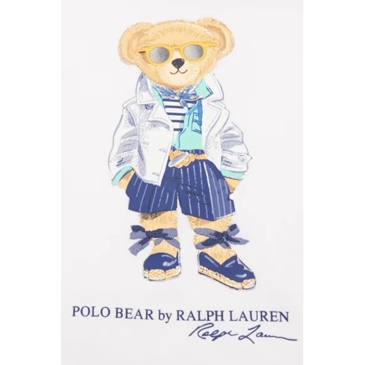 Biała bluza dziewczęca Polo Ralph Lauren 