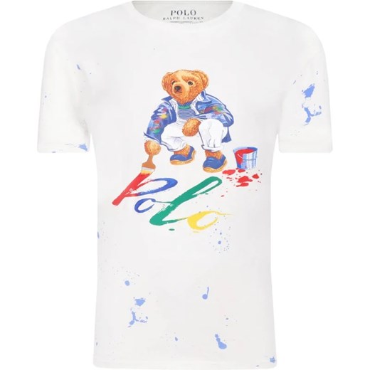 POLO RALPH LAUREN T-shirt BEAR SS CN-KNIT | Regular Fit ze sklepu Gomez Fashion Store w kategorii T-shirty chłopięce - zdjęcie 167966386