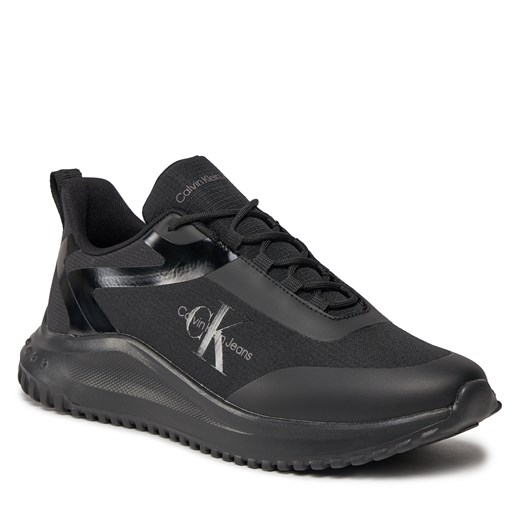 Czarne buty sportowe męskie Calvin Klein wiązane 
