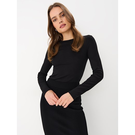 Mohito - Prążkowana bluzka - Czarny Mohito L Mohito