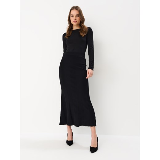 Mohito - Prążkowana bluzka - Czarny Mohito XS Mohito