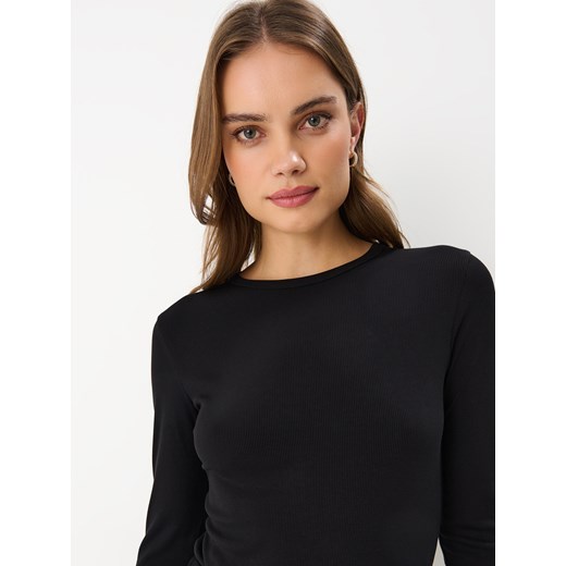 Mohito - Prążkowana bluzka - Czarny Mohito L Mohito