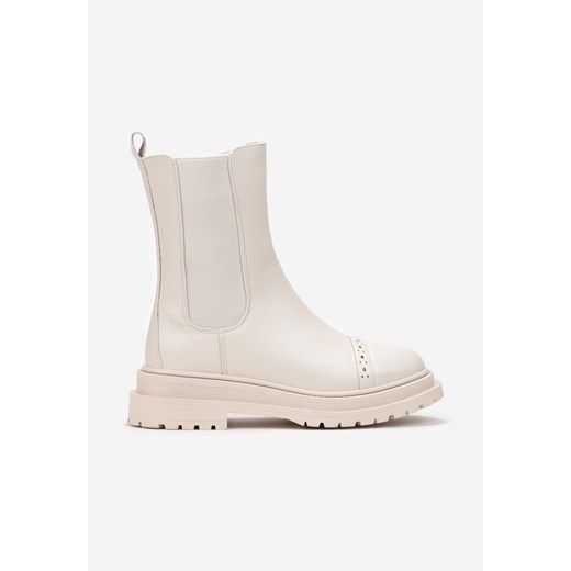 Beżowe Botki Palena Renee 37 okazyjna cena renee.pl