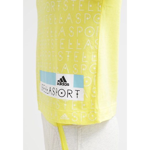 adidas Performance Tshirt z nadrukiem yellow zest zalando zolty fitness