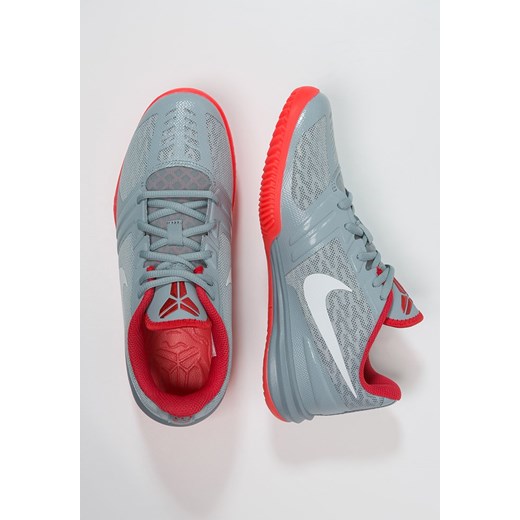 Nike Performance KOBE MENTALITY Obuwie do koszykówki dove grey/metallic platinum/university red zalando szary koszykówka