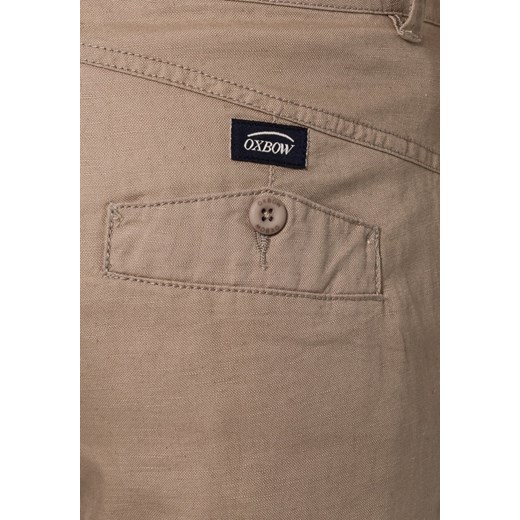 Oxbow Spodnie materiałowe gravier zalando brazowy Spodnie