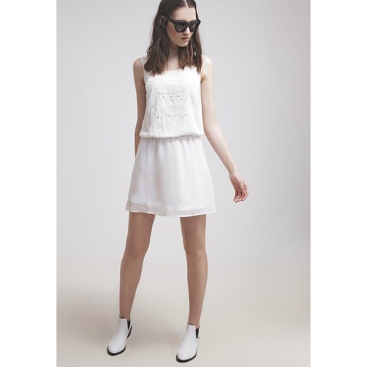 Even&Odd Sukienka koszulowa off white zalando bialy krótkie