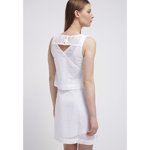 Kookai Sukienka letnia ultra blanc zalando szary bez wzorów/nadruków