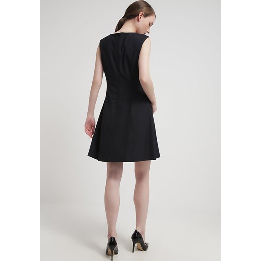ESPRIT Collection Sukienka letnia navy zalando czarny bez wzorów/nadruków