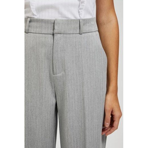 Spodnie damskie Moodo.pl szare casualowe 