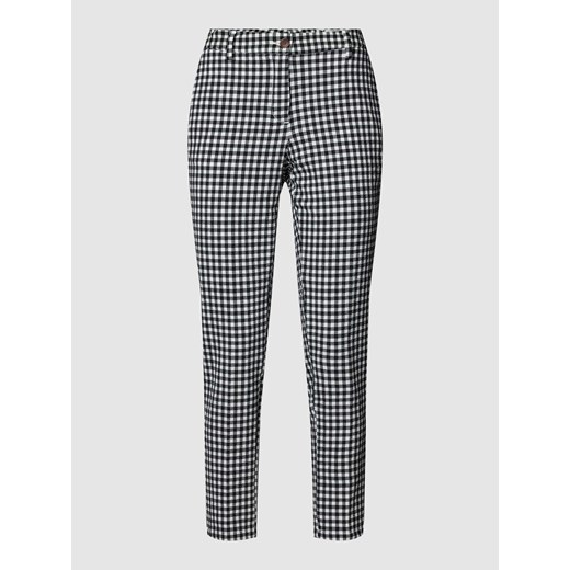 Spodnie ze wzorem w kratę model ‘AUDREI’ ze sklepu Peek&Cloppenburg  w kategorii Spodnie damskie - zdjęcie 168080185