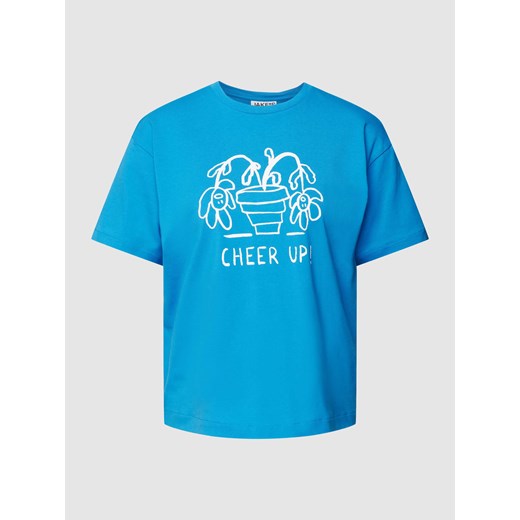 T-shirt z nadrukowanym motywem ze sklepu Peek&Cloppenburg  w kategorii Bluzki damskie - zdjęcie 168080437