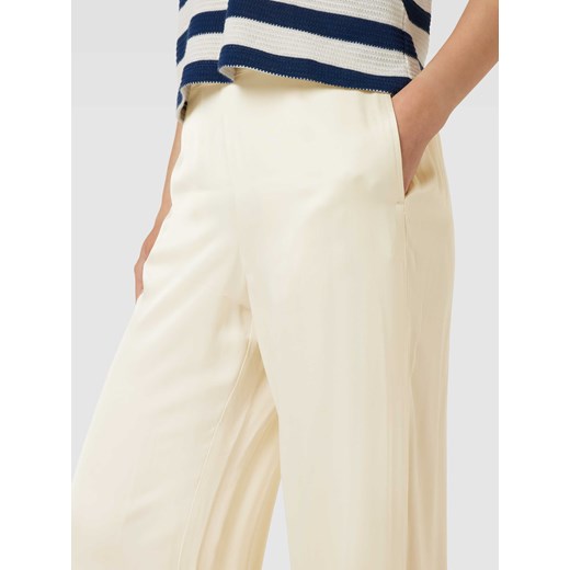 Spodnie materiałowe z bocznymi,wpuszczanymi kieszeniami model ‘FFRANZISKA’ Selected Femme 44 Peek&Cloppenburg  wyprzedaż