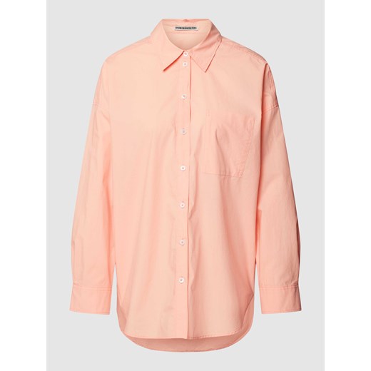 Bluzka koszulowa o kroju oversized z kieszenią na piersi Drykorn 38 promocyjna cena Peek&Cloppenburg 