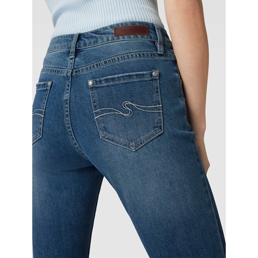 Jeansy z bocznym rozcięciem na nogawce model ‘LEAH’ 28/32 promocja Peek&Cloppenburg 