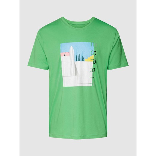 T-shirt z nadrukowanym motywem Esprit XXL promocyjna cena Peek&Cloppenburg 