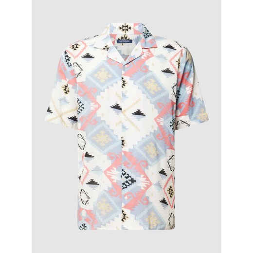 Koszula casualowa o kroju relaxed fit z kwiatowym wzorem na całej powierzchni ze sklepu Peek&Cloppenburg  w kategorii Koszule męskie - zdjęcie 168081639