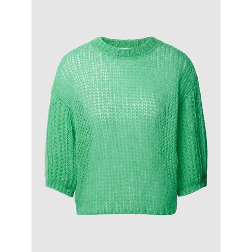 Sweter z dzianiny z rękawem o dł. 3/4 model ‘Dreamy’ ze sklepu Peek&Cloppenburg  w kategorii Swetry damskie - zdjęcie 168082076