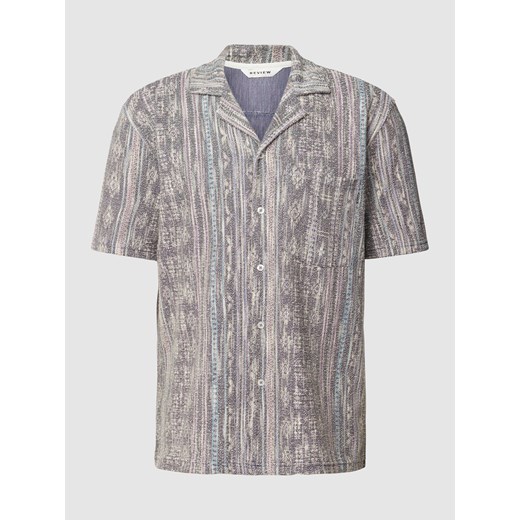Koszula casualowa o kroju regular fit z żakardowym wzorem ze sklepu Peek&Cloppenburg  w kategorii Koszule męskie - zdjęcie 168082077
