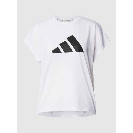 T-shirt z nadrukiem z logo ze sklepu Peek&Cloppenburg  w kategorii Bluzki damskie - zdjęcie 168082157