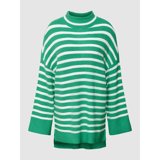 Sweter z dzianiny w paski ze sklepu Peek&Cloppenburg  w kategorii Swetry damskie - zdjęcie 168082296