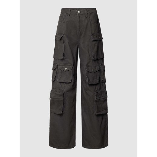 Spodnie cargo o kroju baggy fit ze sklepu Peek&Cloppenburg  w kategorii Spodnie damskie - zdjęcie 168083446