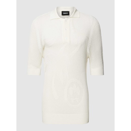 Koszulka polo z dzianiny o grubym ściegu ze sklepu Peek&Cloppenburg  w kategorii T-shirty męskie - zdjęcie 168084166