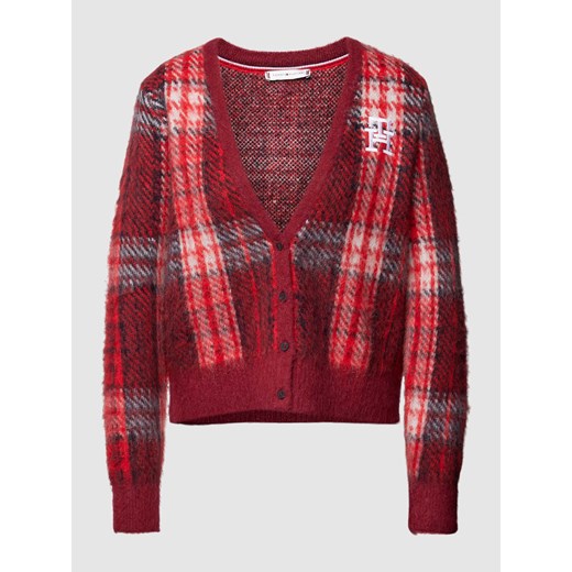 Kardigan ze wzorem w szkocką kratę Tommy Hilfiger L wyprzedaż Peek&Cloppenburg 