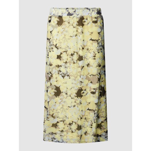 Spódnica midi z kwiatowym wzorem na całej powierzchni i elastycznym pasem ze sklepu Peek&Cloppenburg  w kategorii Spódnice - zdjęcie 168084888