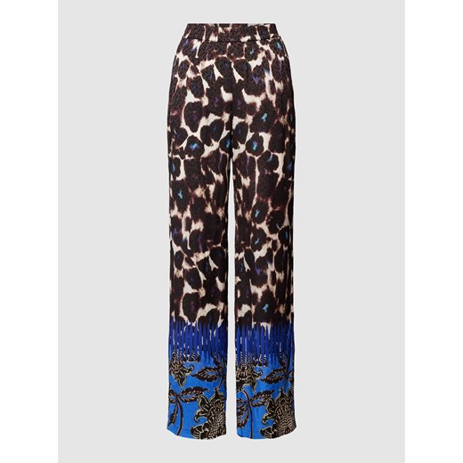 Spodnie z wzorem na całej powierzchni ze sklepu Peek&Cloppenburg  w kategorii Spodnie damskie - zdjęcie 168085169