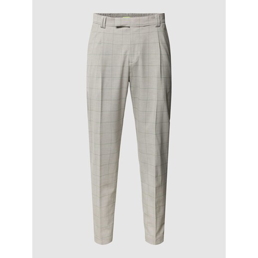 Spodnie do garnituru z efektem melanżowym model ‘Sando’ ze sklepu Peek&Cloppenburg  w kategorii Spodnie męskie - zdjęcie 168086497