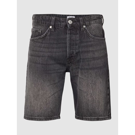Szorty jeansowe z naszywką z logo model ‘EDGE’ ze sklepu Peek&Cloppenburg  w kategorii Spodenki męskie - zdjęcie 168087167