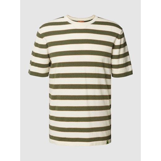 T-shirt ze wzorem w paski model ‘Kyle’ Mos Mosh L Peek&Cloppenburg  promocyjna cena