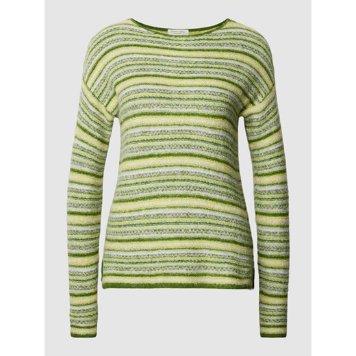 Sweter z dzianiny z okrągłym dekoltem ze sklepu Peek&Cloppenburg  w kategorii Swetry damskie - zdjęcie 168087775