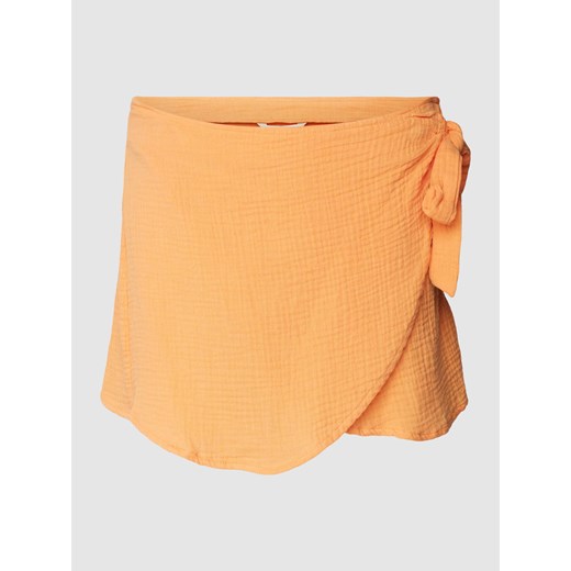 Spódnica mini z bawełny w kopertowym stylu ze sklepu Peek&Cloppenburg  w kategorii Spódnice - zdjęcie 168088335