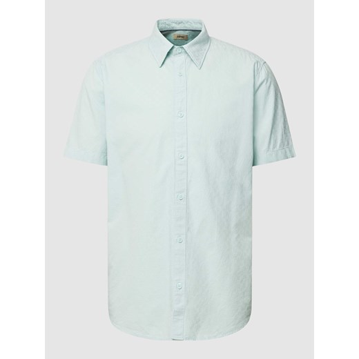 Koszula casualowa o kroju slim fit z fakturowanym wzorem model ‘DOBBY’ ze sklepu Peek&Cloppenburg  w kategorii Koszule męskie - zdjęcie 168089426