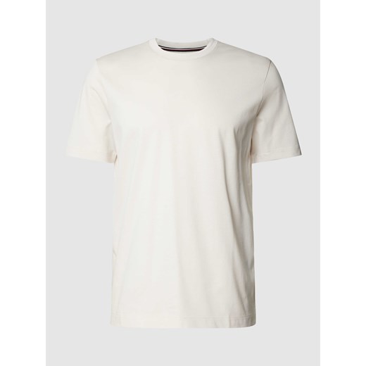 T-shirt z bawełny z okrągłym dekoltem model ‘MERCERIZED’ Tommy Hilfiger L okazja Peek&Cloppenburg 