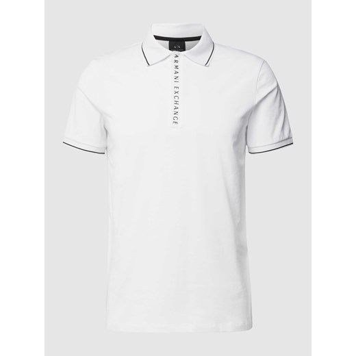 Koszulka polo z detalami z logo ze sklepu Peek&Cloppenburg  w kategorii T-shirty męskie - zdjęcie 168090177