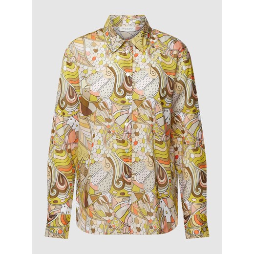 Bluzka koszulowa z wzorem na całej powierzchni ze sklepu Peek&Cloppenburg  w kategorii Koszule damskie - zdjęcie 168090476