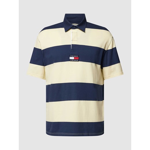 Koszulka polo ze wzorem w paski model ‘SKATER’ ze sklepu Peek&Cloppenburg  w kategorii T-shirty męskie - zdjęcie 168091369