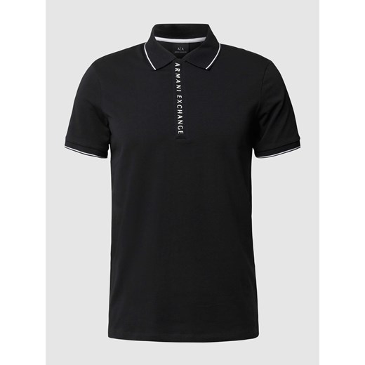 Koszulka polo z detalami z logo ze sklepu Peek&Cloppenburg  w kategorii T-shirty męskie - zdjęcie 168091738
