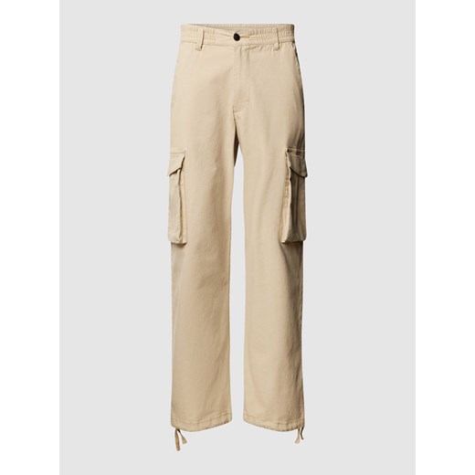 Spodnie cargo z wpuszczanymi kieszeniami ze sklepu Peek&Cloppenburg  w kategorii Spodnie męskie - zdjęcie 168092789